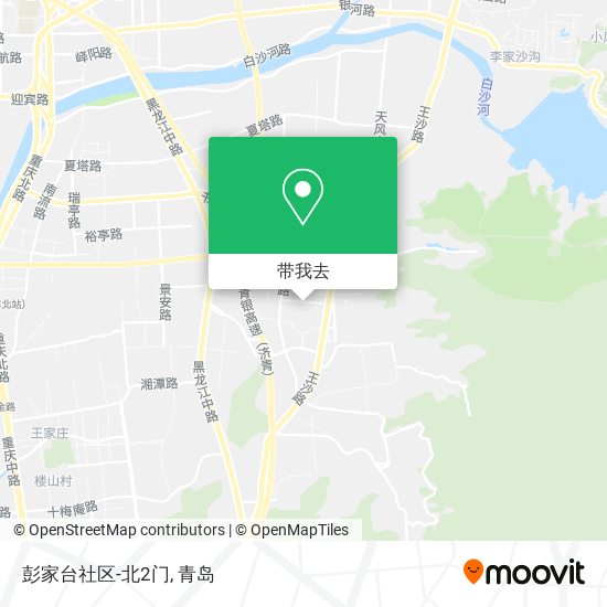 彭家台社区-北2门地图