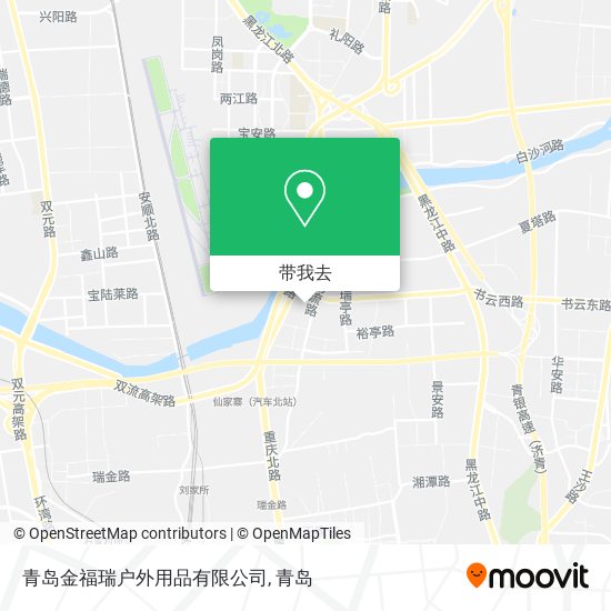 青岛金福瑞户外用品有限公司地图
