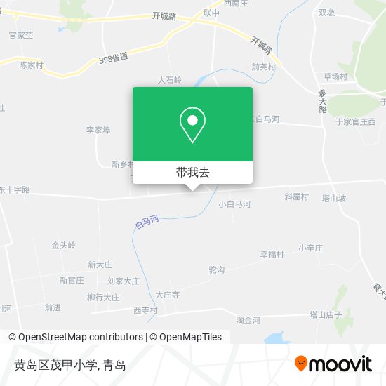 黄岛区茂甲小学地图