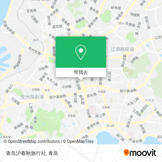 青岛沪春秋旅行社地图