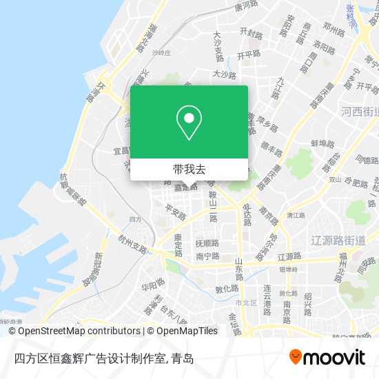 四方区恒鑫辉广告设计制作室地图