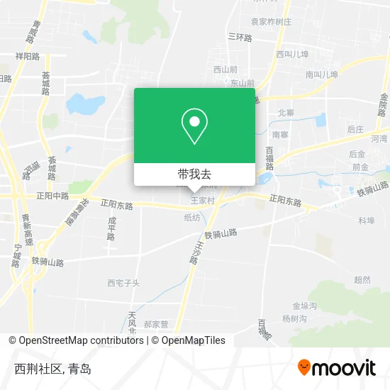 西荆社区地图