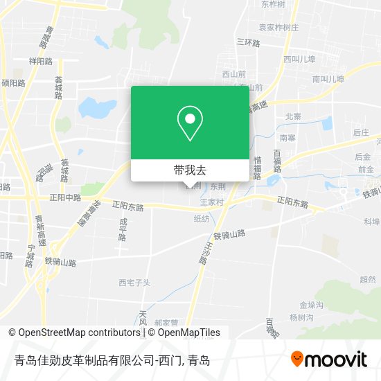 青岛佳勋皮革制品有限公司-西门地图
