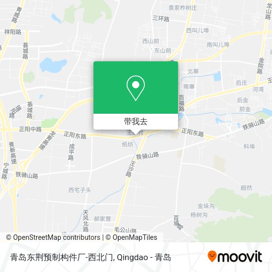 青岛东荆预制构件厂-西北门地图