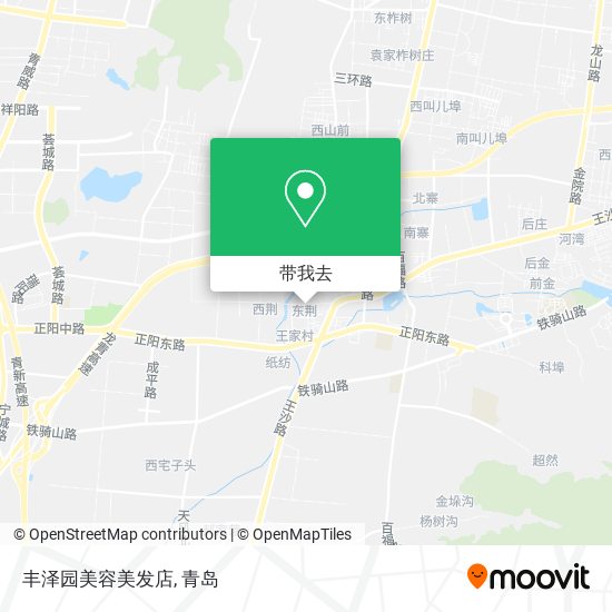 丰泽园美容美发店地图