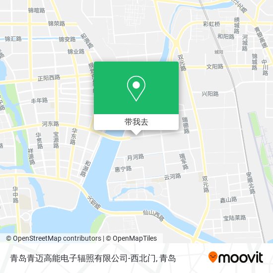 青岛青迈高能电子辐照有限公司-西北门地图