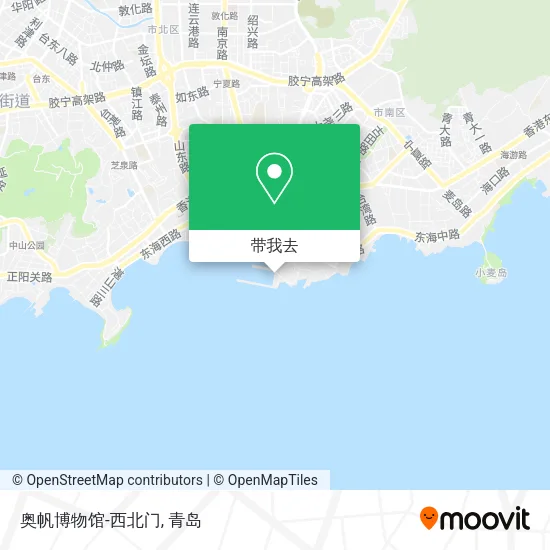 奥帆博物馆-西北门地图