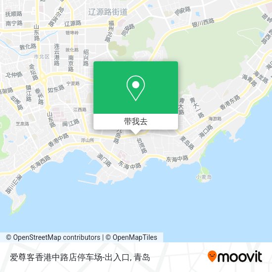 爱尊客香港中路店停车场-出入口地图