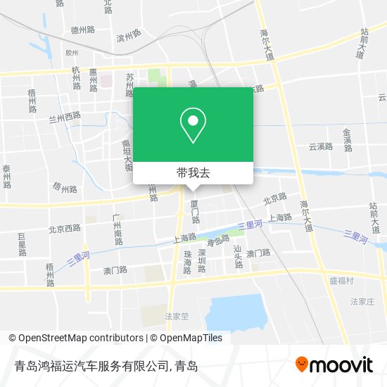 青岛鸿福运汽车服务有限公司地图