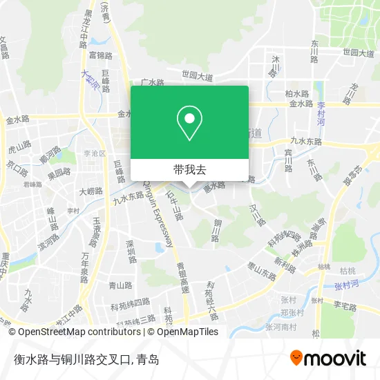 衡水路与铜川路交叉口地图