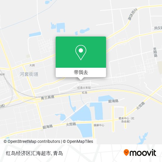 红岛经济区汇海超市地图