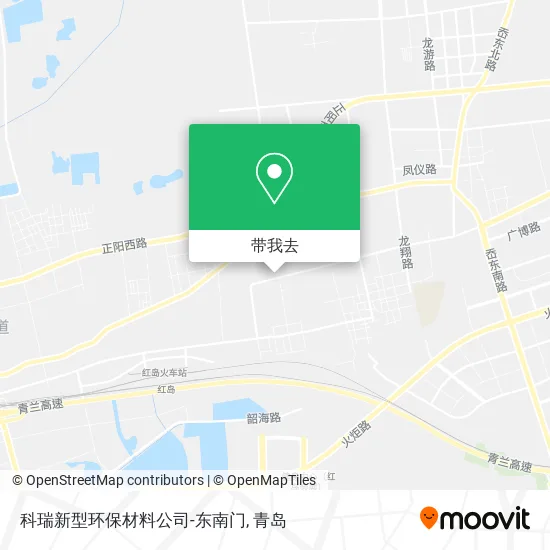 科瑞新型环保材料公司-东南门地图