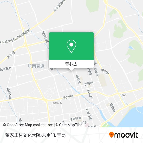 董家庄村文化大院-东南门地图