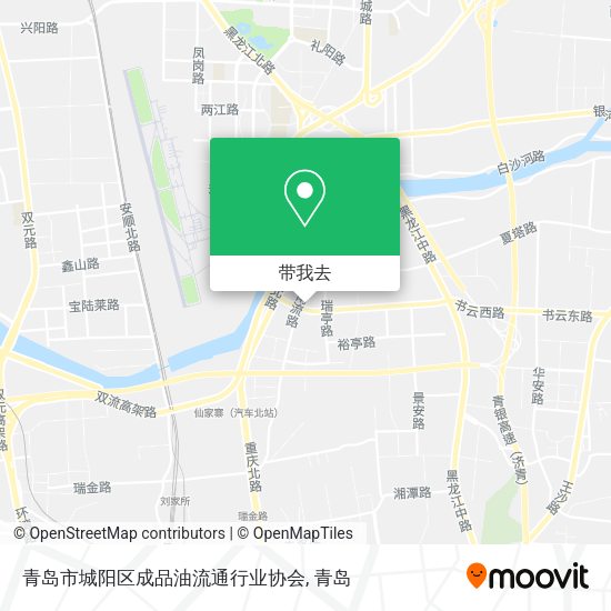 青岛市城阳区成品油流通行业协会地图