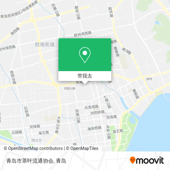青岛市茶叶流通协会地图