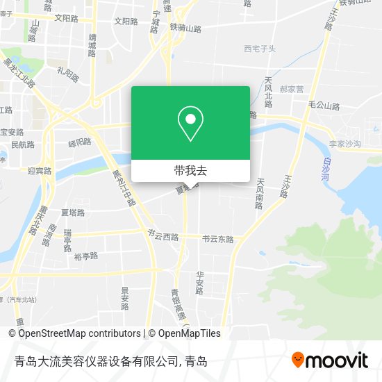 青岛大流美容仪器设备有限公司地图