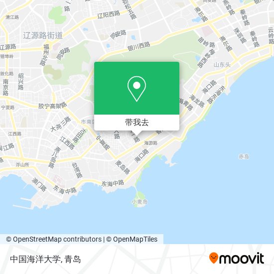 中国海洋大学地图