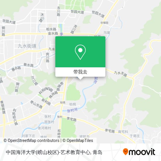 中国海洋大学(崂山校区)-艺术教育中心地图