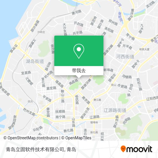 青岛立固软件技术有限公司地图