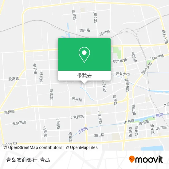 青岛农商银行地图