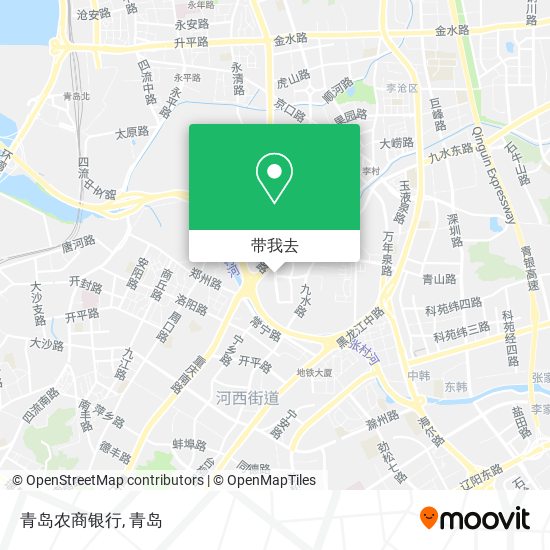 青岛农商银行地图