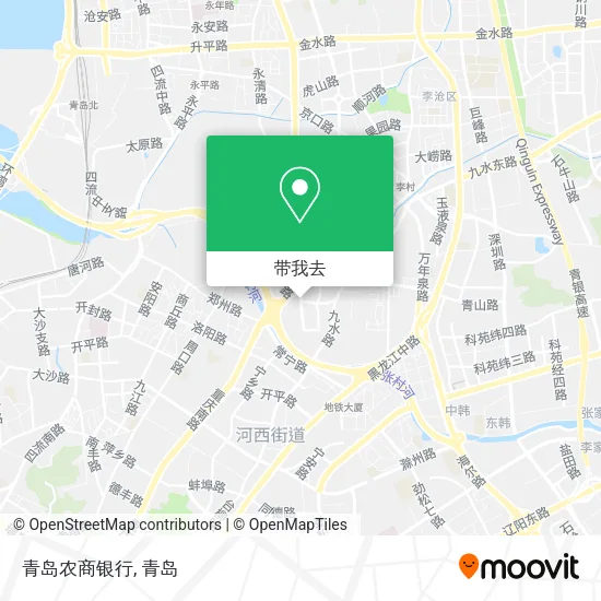青岛农商银行地图