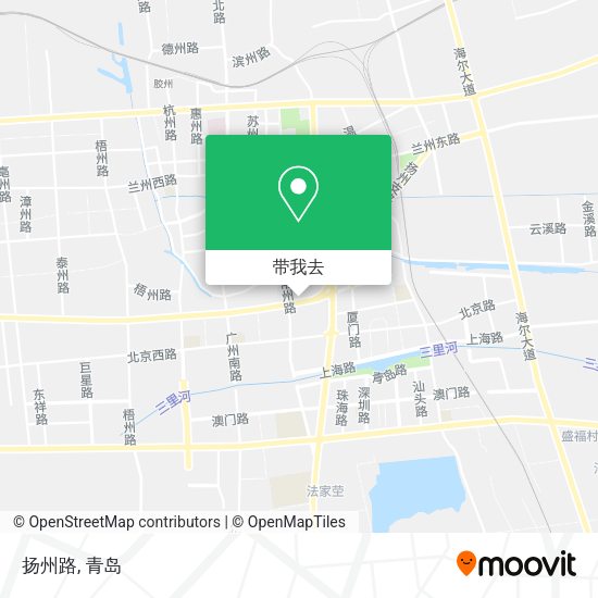 扬州路地图