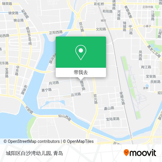 城阳区白沙湾幼儿园地图