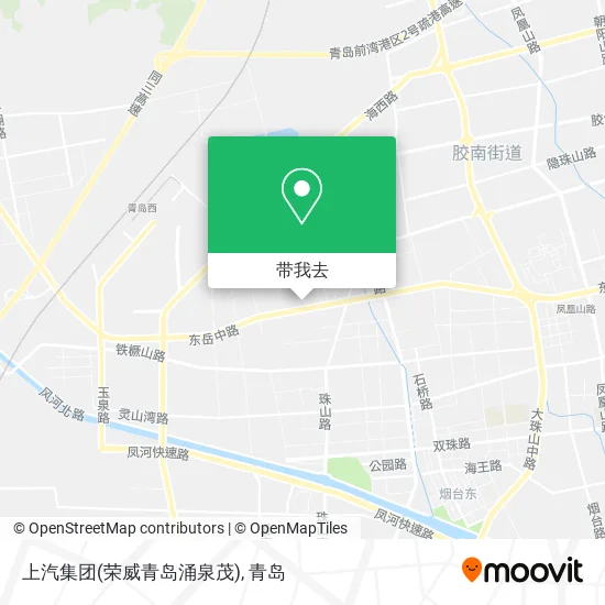 上汽集团(荣威青岛涌泉茂)地图