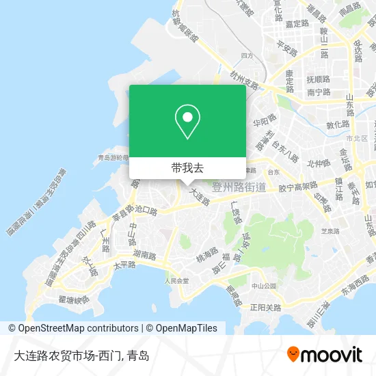 大连路农贸市场-西门地图