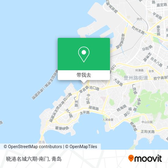 晓港名城六期-南门地图