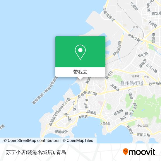 苏宁小店(晓港名城店)地图