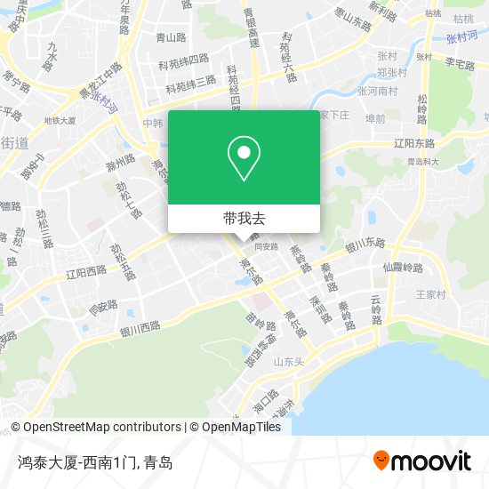 鸿泰大厦-西南1门地图