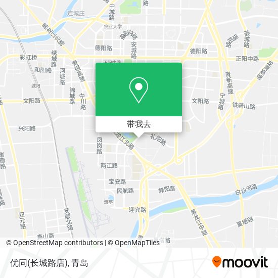 优同(长城路店)地图