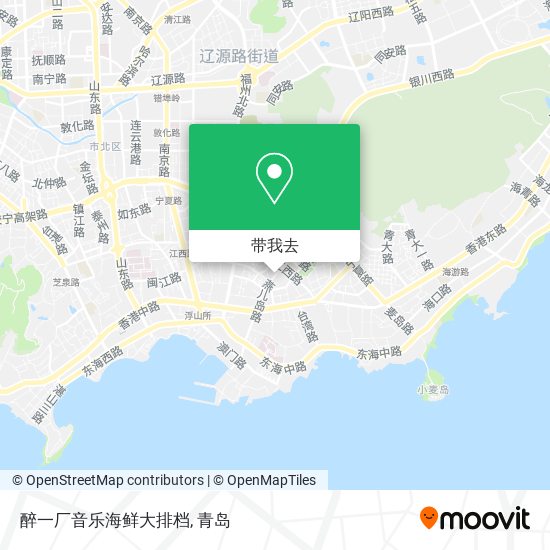 醉一厂音乐海鲜大排档地图
