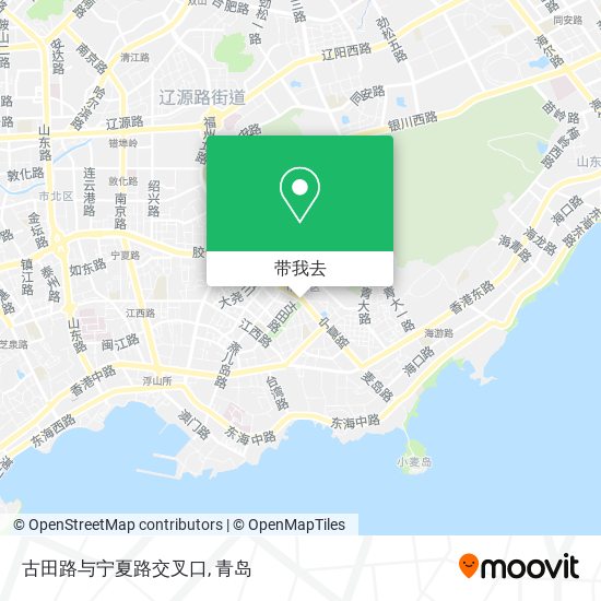 古田路与宁夏路交叉口地图