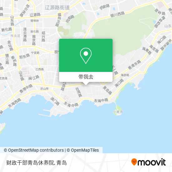 财政干部青岛休养院地图