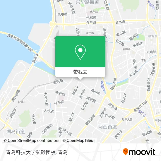 青岛科技大学弘毅团校地图
