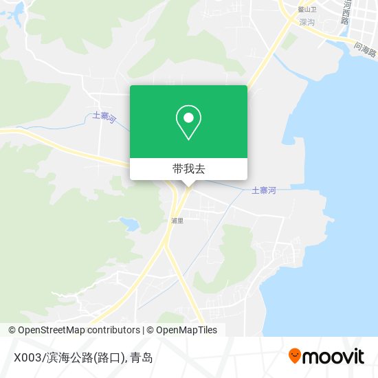 X003/滨海公路(路口)地图