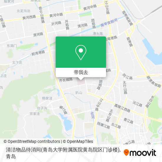 清洁物品待消间(青岛大学附属医院黄岛院区门诊楼)地图