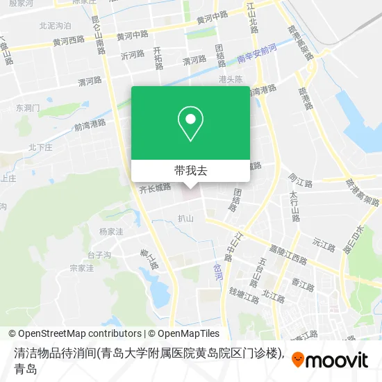 清洁物品待消间(青岛大学附属医院黄岛院区门诊楼)地图