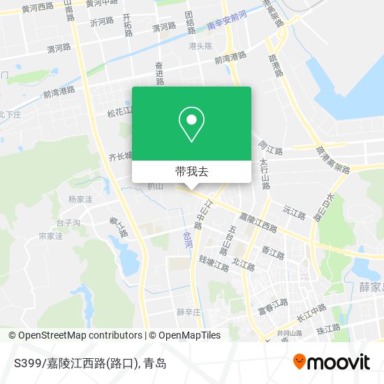 S399/嘉陵江西路(路口)地图