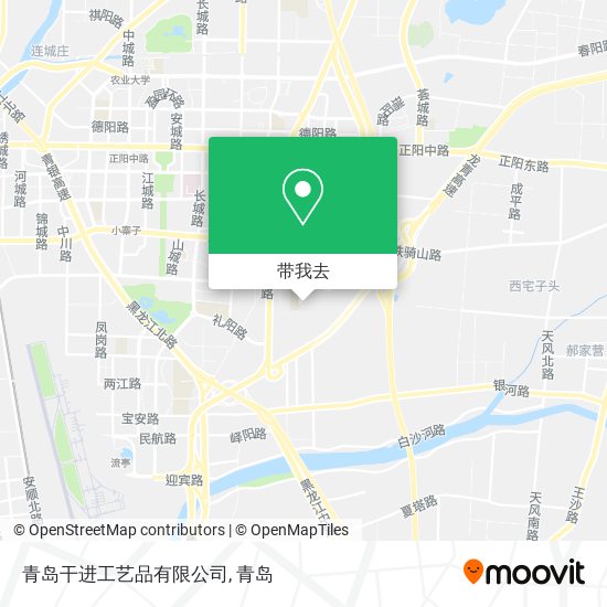 青岛干进工艺品有限公司地图