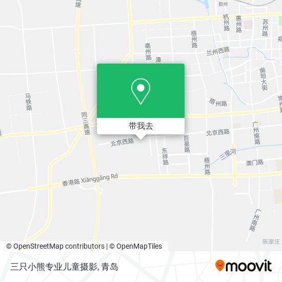 三只小熊专业儿童摄影地图