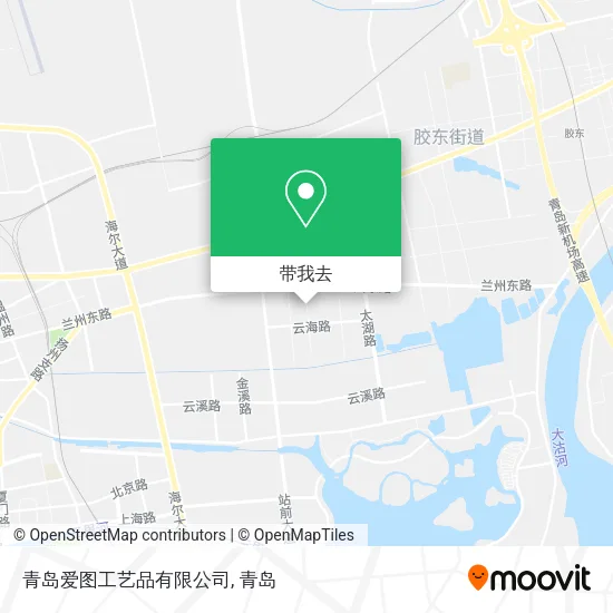 青岛爱图工艺品有限公司地图