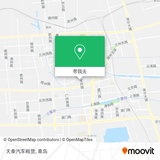 天泰汽车租赁地图