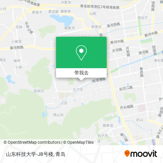 山东科技大学-J8号楼地图