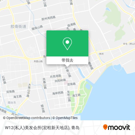 W12(私人)美发会所(宏程新天地店)地图