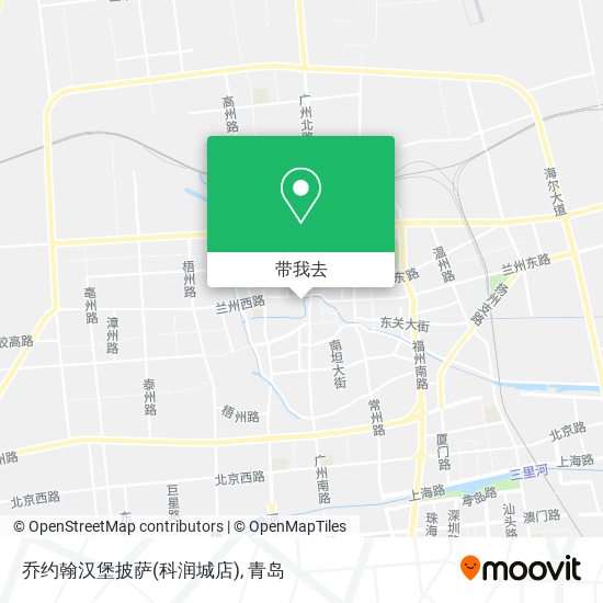 乔约翰汉堡披萨(科润城店)地图