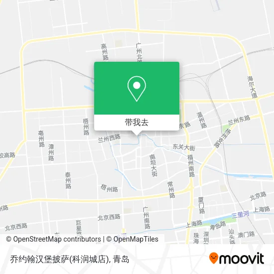 乔约翰汉堡披萨(科润城店)地图